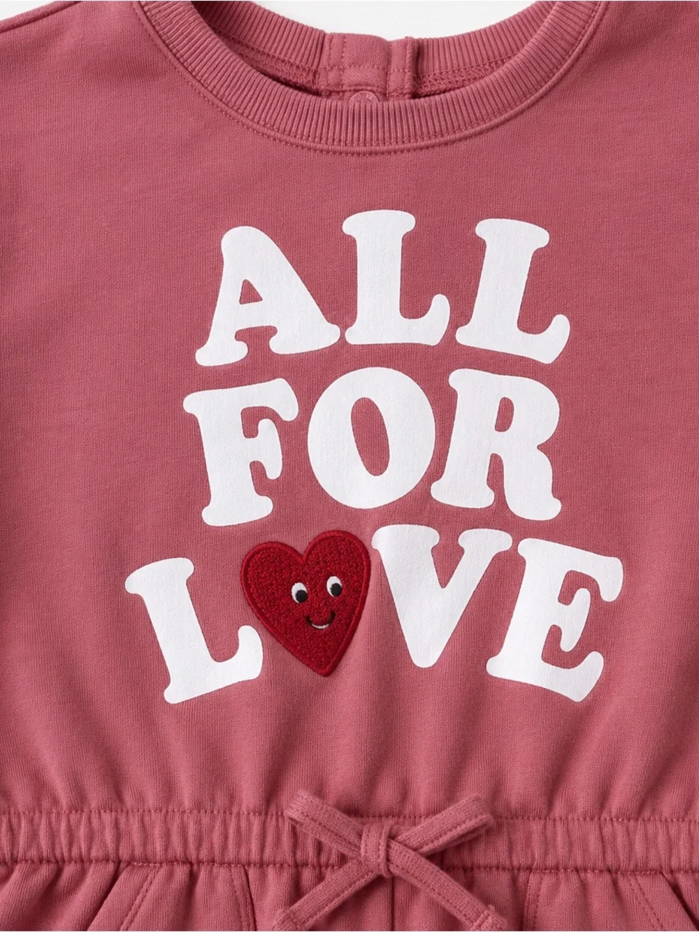 Old Navy Toddler Girls All For Love Pink Jumpsuit Romper 3T Pockets